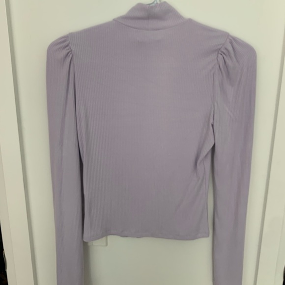 Purple garage mock neck - Picture 3 of 3